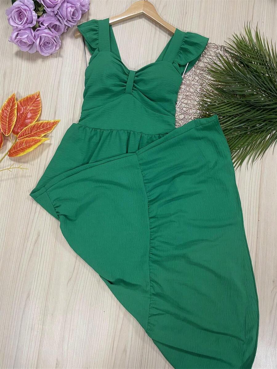 Women Dresses - 薄荷綠 - 查看 1