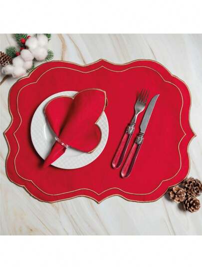 Jogo Americano com Guardanapo Escócia com 12 Peças