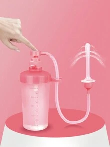1 Peça, Banheira Portátil com Pressão de 350ml/500ml com Sistema de Limpeza Reutilizável para Higiene Feminina