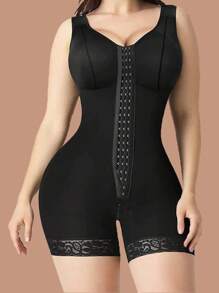 女士高压缩塑身衣，收腹连体衣，全身塑形，3钩腰带提臀