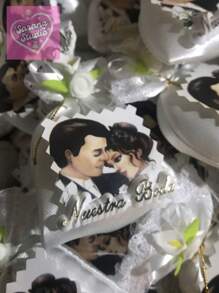 Recuerdos  para Boda de razo blanco en forma de Costalitos / Sacos para misa