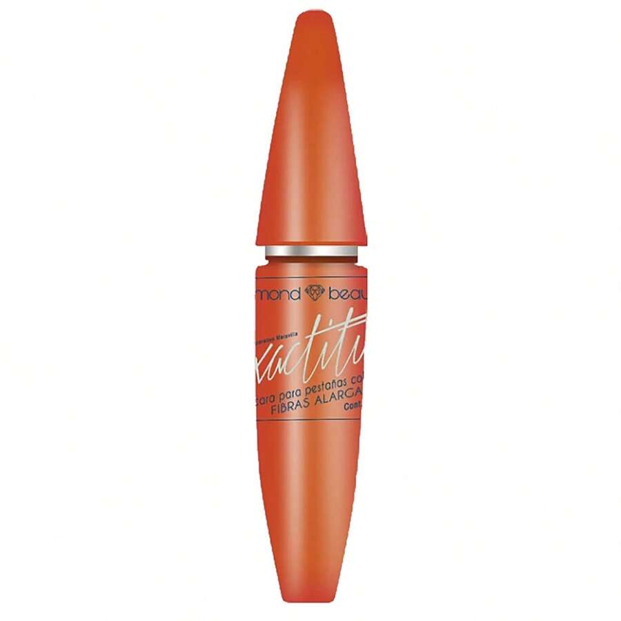 Mascara Pestañas Exactitud Fibras Alargadoras Naranja, Diamond Beauty, Rimel naranja - Negro - Ver 1