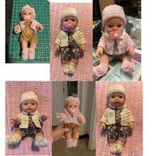 12-Inch Lifelike Reborn Baby Doll Pacify Simulation Infant Doll Toy Kids Soft Toy Birthday Gift