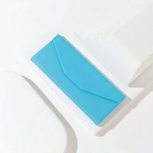 1pc Solid Color Foldable Leather Eyeglasses Case For Everyday Use Glasses Accessories For Women - Multicolor - View 13