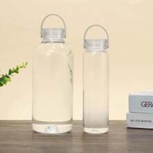 1pc 1100/400 Ml Simple Water Bottle, Transparent Plastic Cup, Fashion Sports Water Bottle