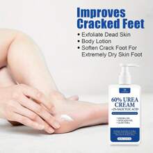 5.3 液体盎司（约 150 毫升）足部保湿霜，含 60% 尿素，富含水杨酸、乳木果油和鳄梨油，可滋养干燥的膝盖、手肘、手和脚后跟。 - 白色 - 查看 2
