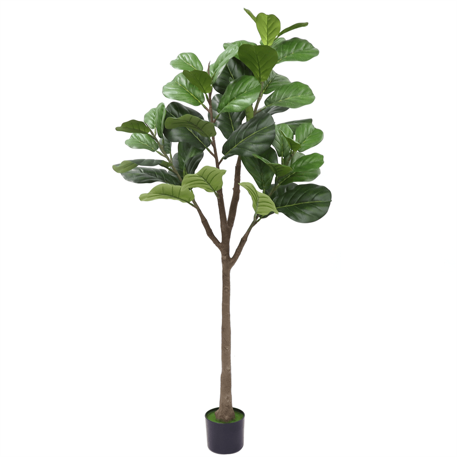 Artificial Fiddle Leaf Fig Tree 5FT, Tall Fake Plants For Indoor