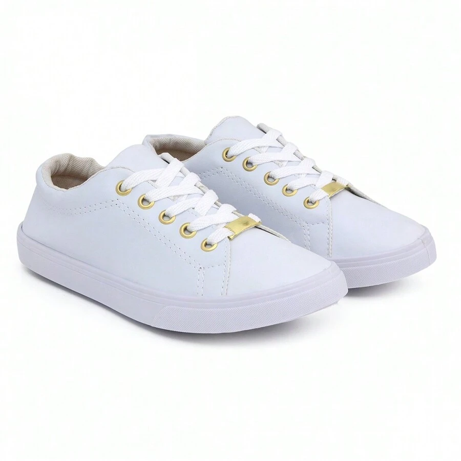 Women Wedge Sneakers - trắng - Xem 1