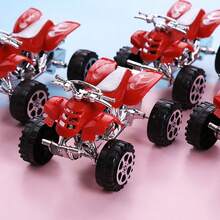 1入沙灘機車四輪慣性越野車夜市玩具車模型 - 紅色 - 查看 5