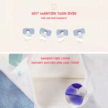2 pièces de couches bébé réutilisables, souples et respirantes avec un tampon imperméable pour éviter les fuites. Idéal comme cadeau de décoration pour la baby shower et la famille.