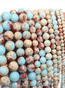 Tự nhiên Có màu sắc đá Ngọc Pha lê Đá quý Hạt Hoàn hảo Đối với DIY Vòng tay Và Dây chuyền ( 4mm/6mm/8mm/10mm/12mm ) - Nhiều màu - Xem 7