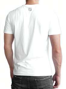 Camiseta "Smile Every Day" 100% Algodão Camisa Branca Unissex Sorria Todos os Dias Lançamento Estampa Dourada