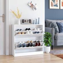 Shoe Cabinets - White - View 9