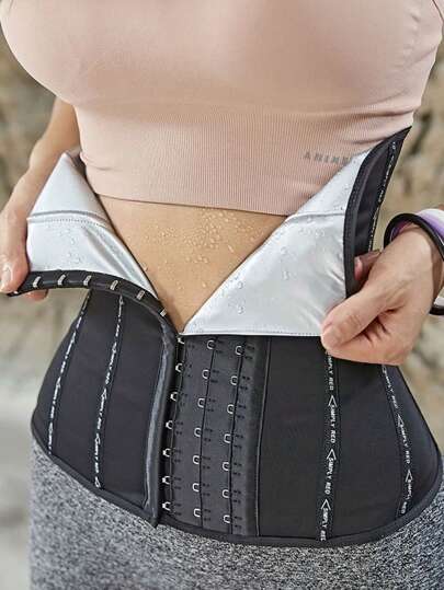 1 Pc Waist Trainer Shapewear Women's Sweaty Waist Belt Burning Sauna Sweat Belt Sweat To Lose Weight Waist Seal Abdominal Tightening Shaping Slimming Girdle Corset Body Shapers