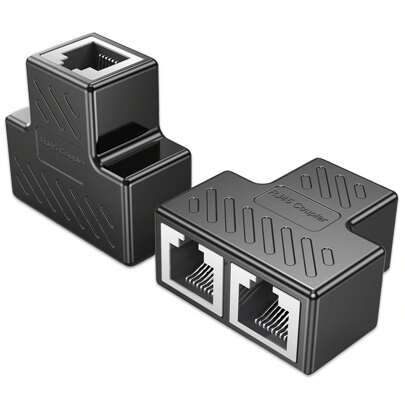 Adaptador Bifurcador Splitter 1 a 2 Ethernet RJ45