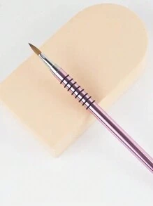 1支3d丙烯酸美甲雕塑刷粉紅色液體uv凝膠雕刻筆,花朵繪畫美甲指甲工具配件 - 淺粉色 - 查看 4