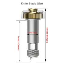1 Stück Messerklinge Und Antriebsgehäuse Passend Für Maker 3/maker Schneider, Messerklinge Und Antriebsgehäuse Perfekt Für Holz, Karton, Hartpappe, Leder Und Mehr, Erstellen Sie Modelle, Lederprodukte, Rätsel