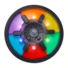 1 pieza Máquina de juego de memoria interactiva: Tablero de juego con luces LED y efectos de sonido, ejercitar la coordinación mano-cerebro - Consola de juegos electrónica, funciona con 3 pilas AAA (no incluidas), juguete para fiestas de Halloween/Navidad, regalos, juegos sensoriales, día del juego, juguetes blandos.