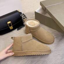 Women'S Ankle Snow Boots Winter Classic - Màu xanh Ô liu - Xem 1