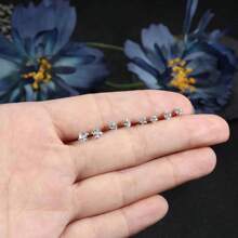 4pcs Mini Nose Rings, Star, Heart, Round, Square Shapes Embedded With White Zirconia, Simple & Elegant Design, Non-Magnetic, Suitable For Nose Bone And Septum Piercing, Multi-Purpose Accessories Suitable For Daily, Party Wear And Valentine's Day Gift, All Season