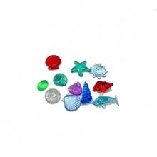 100g Cubos De Hielo Artificial Y Piedras De Cristal De Dibujos Animados En Varios Colores, Para Decoración De Jarrón Y Acuario - Multicolor - Ver 3