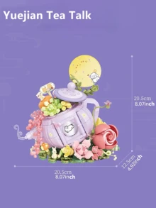 Tách trà , Âm nhạc , Bên trong Đèn Chặn Bộ 3D DIY Creative Xếp gỗ Đồ chơi Mô hình Đồ trang trí Nhà  Trang trí , Qủa tặng - Nhiều màu - Xem 12