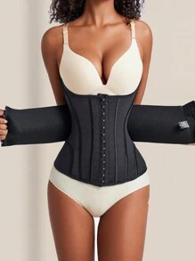 1 Pc Waist Trainer Body Shapewear Women Bottoms Tummy Slimming Sheath Woman Flat Belly Girdle Sheath Wrap Waist Colombia Belt Gaine Tummy Control Corset Body Shaper