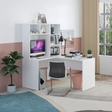 Desk And Drawer Storage - White - View 9