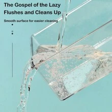 Hamster Sand Bath Shower Box Sauna Room Acrylic Digging Sand Container Bathroom Toilet For Hamsters, Hedgehogs And Squirrels