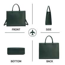 Laptop Tote Bag For Women,Laptop Bag 15.6 Inch Work Bag Briefcase Business Office Bag Computer Tote Bag Handbags Valentine'S Day - Dark Green - View 5