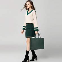 Laptop Tote Bag For Women,Laptop Bag 15.6 Inch Work Bag Briefcase Business Office Bag Computer Tote Bag Handbags Valentine'S Day - Dark Green - View 6