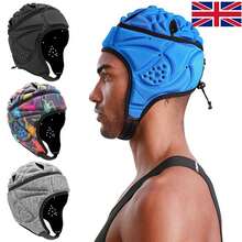Rugby Helmet Headguard Soft Breathable Adjustable Ultralight Headgear Protective - Colorful - View 3