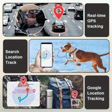 1入組小型gf-07汽車gps追踪器,適用於兒童/寵物/汽車 Gsm/gprs/gps追踪設備,實時追踪防盜防丟定位器sim短信定位器（不包括sim卡和迷你記憶卡） - 黑色 - 查看 10