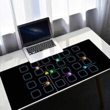 Devineresse Mouse Pad Computer Mousepad  Desk Mat Black Big Office Carpet Mause Pads PC Accessories Keyboard Pads Play Mats - Multicolor - View 2