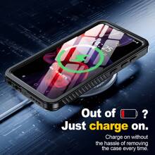 Unbeinst Tương thích với Samsung Galaxy S24 / S24 Plus / S24 Ultra Vỏ chống nước, ống kính tích hợp & bảo vệ màn hình Toàn thân bảo vệ chắc chắn, chống sốc, chống nước IP68 Vỏ chống nước tương thích với Galaxy S24 / S24 Plus / S24 Ultra 5G - S24 Plus - Xem 5