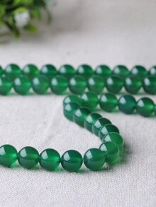 Fashionable Agate, Chalcedony, Jade & Crystal Beads In 6/8/10/12mm Sizes - Perfect Basic Material For Diy Jewelry Making Bracelets And Necklaces - Green - View 5