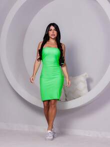 Women Dresses - Green - View 2