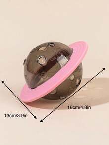 1pc UFO Design Pet Intelligence Feeder - Pink - View 7