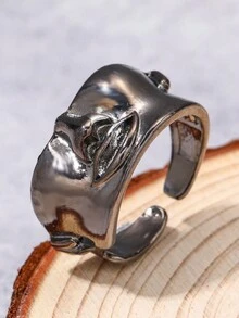1 PC Retro Mask Ring Male Creative Personalized Face Design Single Open Ring And Domineering Men's Handicraft - Single Ring - View 8