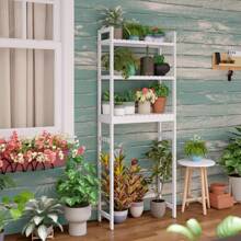 Estanteria baño encima wc, mueble sobre inodoro, estanteria wc, estanteria baño, 3 estantes, ahorran espacio, 63 * 26 * 163 cm - Amarillo - Ver 5