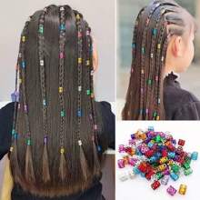 Anéis de Trança - Box Braids Nagô Dread Twist Enfeite 50 Peças