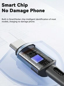 120W Max Fast120W 充电 Type C 线缆 7A USB A 至 USB C 快速充电线兼容 16/15/15Plus/15 Pro/15 Pro Max、Honor Realme Oneplus OPPO USB Type C 充电线数据线 Advance 快速充电 Forng S24 23 Ultra S22 S21 快速充电 - 藍色 - 查看 7