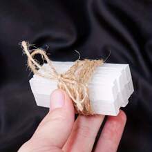 QYDCX 1/6/10/20 件透石膏水晶棒 - 石膏白石英疗愈石、家居装饰、生日礼物、女士礼物、场景装饰、桌面装饰、水晶摆件、解忧石、情人节礼物、灵气能量平衡冥想、巫术物品