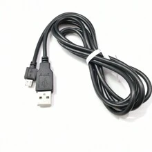 1入組1.5米遊戲控制器充電線,適用於ps4控制器 - 黑色 - 查看 3