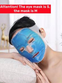 1pc PVC Eye Cover, Minimalist Blue Sleep Mask For Bedroom For Summer And For Outdoor,Sport,Travel,Kitchen,Bedroom,School,Office,And For Woman,Man,Children,Adult