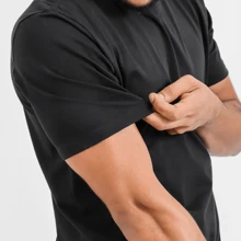 Men T-Shirts - 黑色 - 查看 4