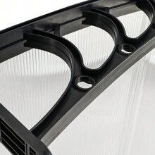 HT-200 X 100 Household Application Door & Window Rain Cover Eaves Black Holder - Black - View 9