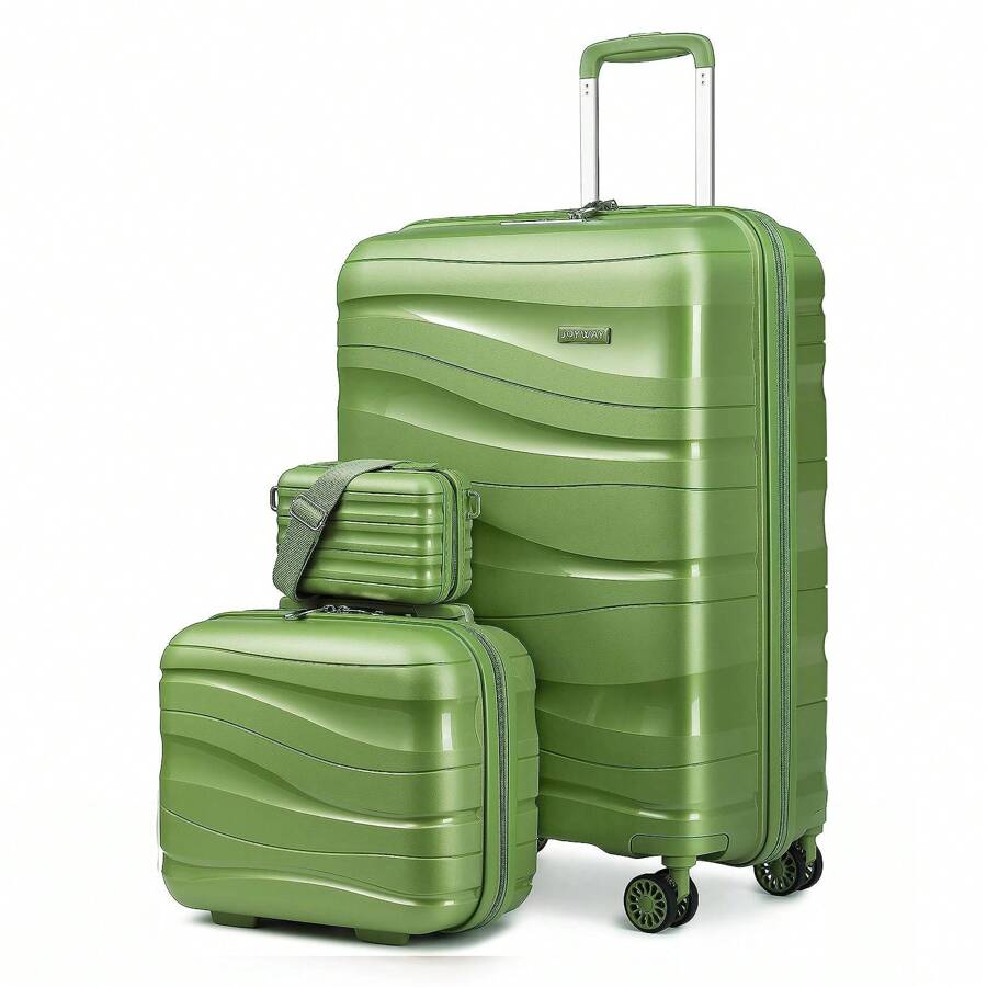 Joyway Luggage Carry On Luggage PP Material Luggage With Spinner Wheels, 22x14x9 Airline Approved Luggage Case Trolley Suitcase Spinner Suitcase Travel Luggage Travel Suitcase Hardshell Suitcase Suitcase Luggage Carry-On Suitcase With Wheels Travel Essentials For Men For Women For Vacation For Business Large Capacity Travel Essential Travel Accessories Travel Organizer Travel Stuff