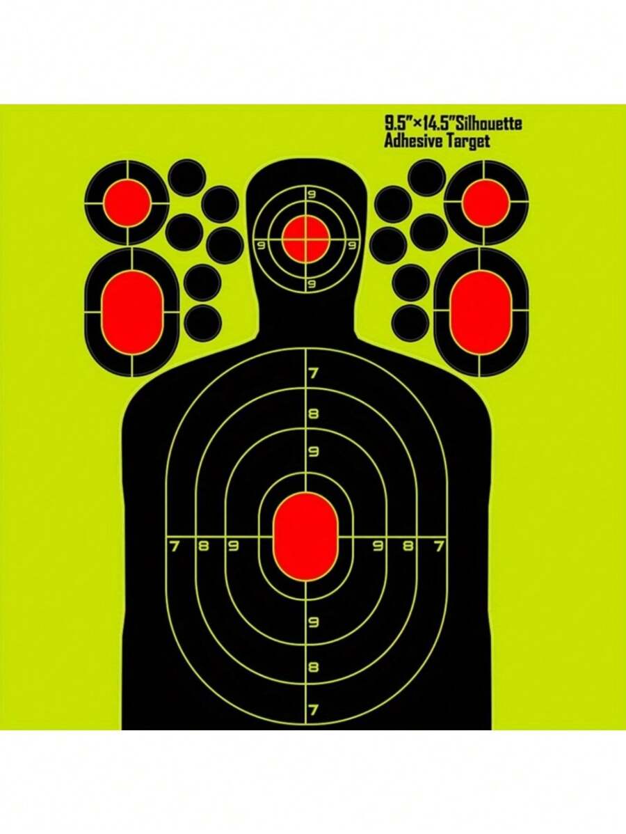 Shooting Targets, Splatter Reactive Targets 5 & 10 Pack Silhouette