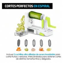Rallador Verduras En Espiral 5 Cuchillas Spiralizer - Blanco - Ver 2